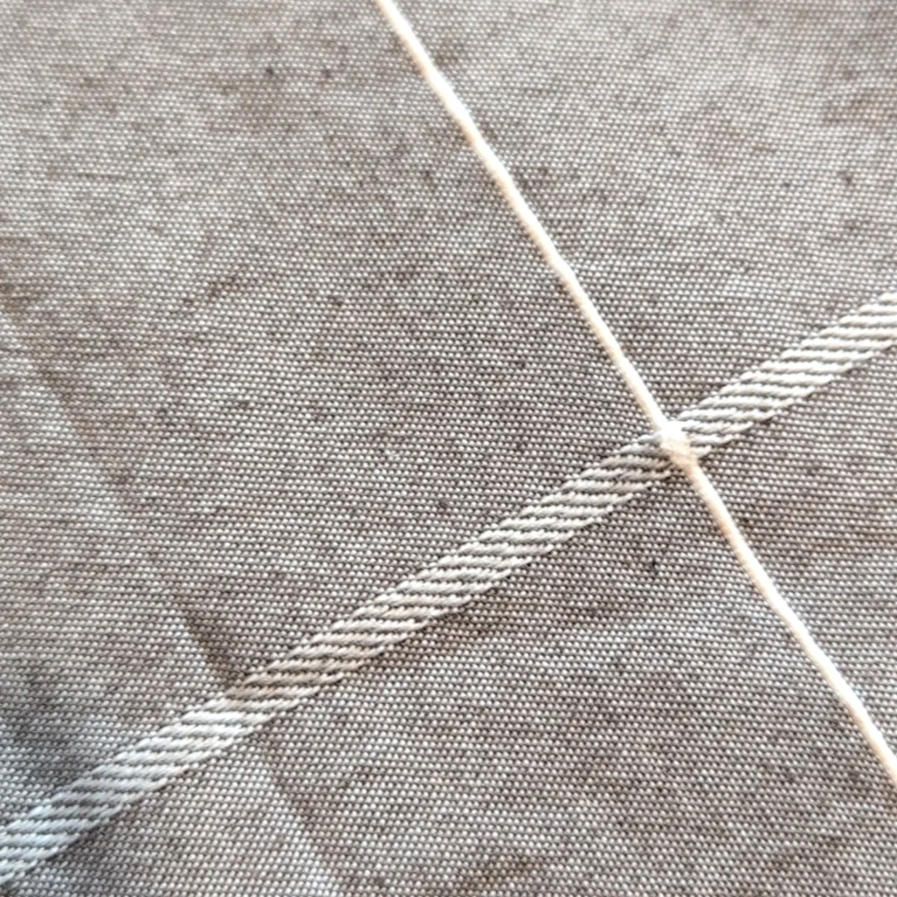 Classic Gray & White Plaid Checked Cotton Polyester Oblong Tablecloth 72